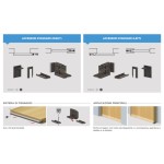 Zugluftstopper für Schiebetüren 2020LSD Comaglio Sliding Series