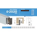 Zugluftstopper für Schiebetüren 2020LSD Comaglio Sliding Series
