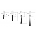 DIY Zugluft Feste für Türen Comaglio 125SP Comax Serie Verschiedene Größen