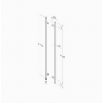 PBA 200C-V Griff aus Edelstahl AISI 316L mit Schloss Incorporated