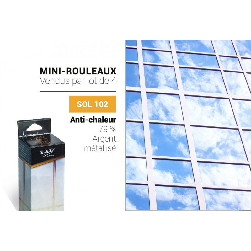 Solarfolie für Glas – Reflectiv SOL 102 – 79 % Schutz – Außenmontage