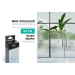 Gestreifte selbstklebende Fensterfolie Reflectiv INT 245 mit 45-mm-Linien