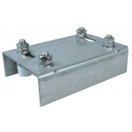 Einstellbare Führungsplatte 4 Olive Nylon Schiebetor Combiarialdo