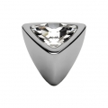 Mobil Linea Cali Knopf Kristall COMET PB CR mit Swarowski-Chrom poliert