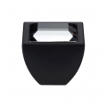 Mobil Linea Cali Knopf Kristall Elios Kristall PB mit Swarowski® Matt Black