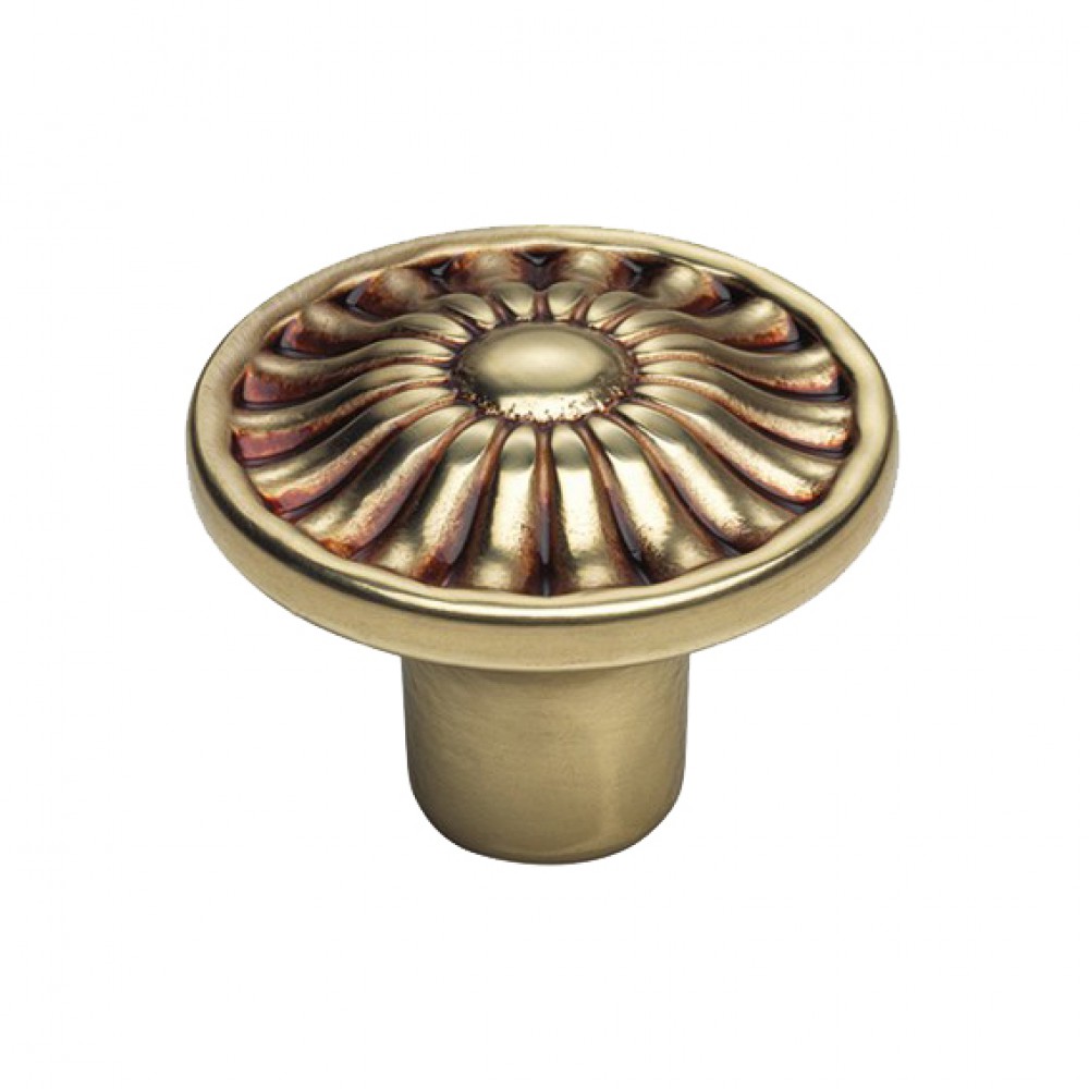 Knopf Mobile Line Vintage-Cali DAISY PB Gold-Französisch