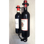 Wein- und Sektflaschenhalter Made in Italy aus Stahl und Eisen Drinko