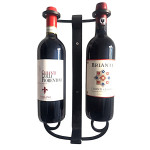 Wein- und Sektflaschenhalter Made in Italy aus Stahl und Eisen Drinko
