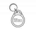 Iseo User Keyfob Transponder Mifare Schlüsselanhänger für Libra Zylinder