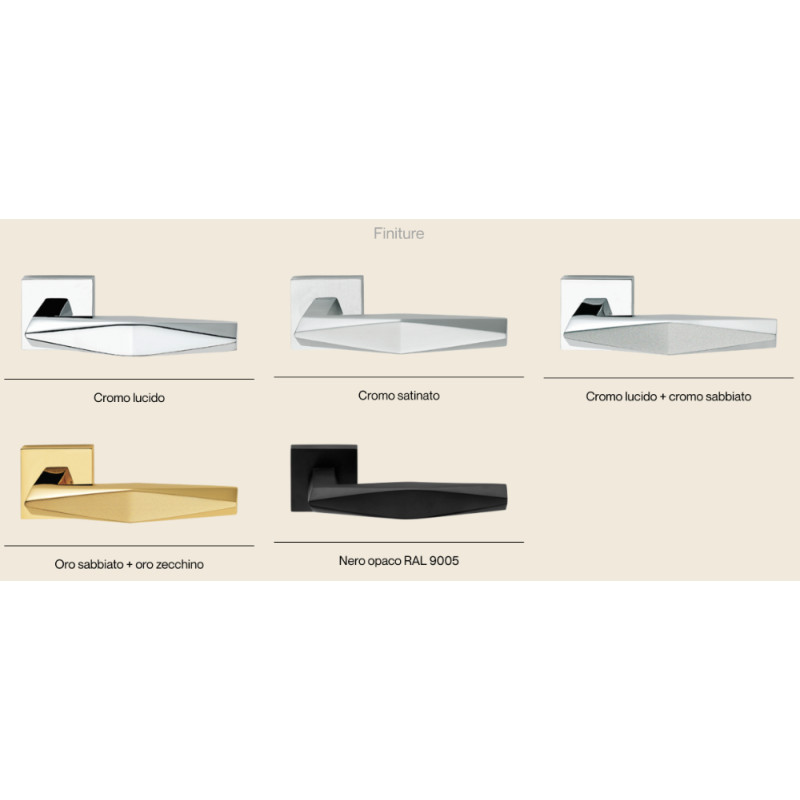 Prisma Linea Calì Türgriff rautenförmiger Griff Made in Italy