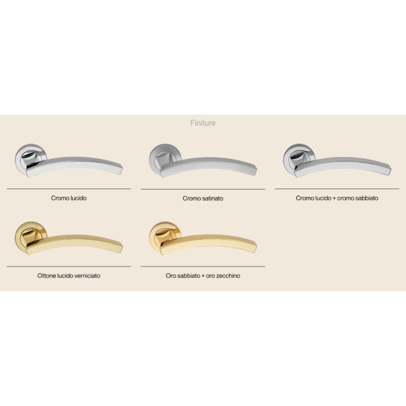 Linea Calì Profilo Türgriff mit Rosette Zeitloses Design