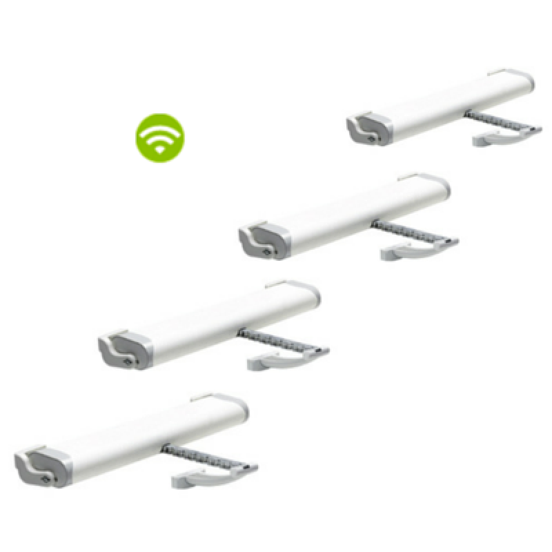 Vier-Aktuator Liwin Kette L35 Radio 4W-Net 230V ​L=3750<5000 Comunello Mowin