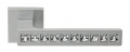 Linea Calì Reflex Satin Chrome Türgriff mit Swarovski