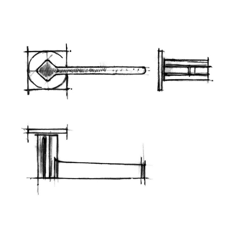 Rocket Frosio Bortolo Griffe für Innentüren