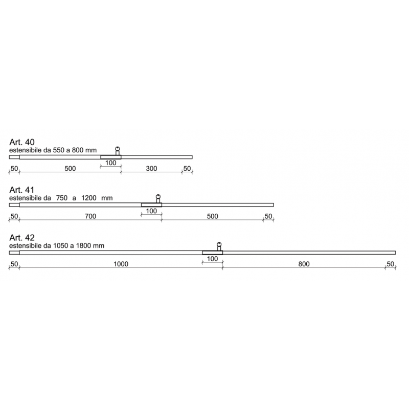 Einbruch Blindy Bar Blindatura Türen und Fenster Extensible DN