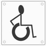 PBA 2032 Einsteigloch Paar WC in Edelstahl AISI 316L