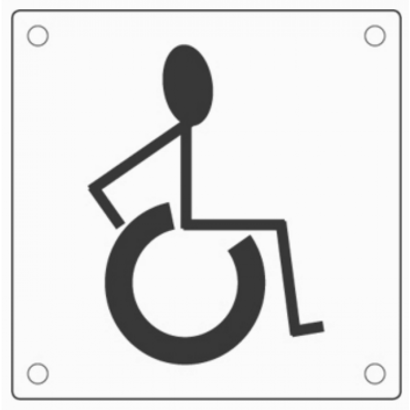 PBA 2032 Einsteigloch Paar WC in Edelstahl AISI 316L