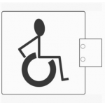 PBA 2032 Einsteigloch Paar WC in Edelstahl AISI 316L