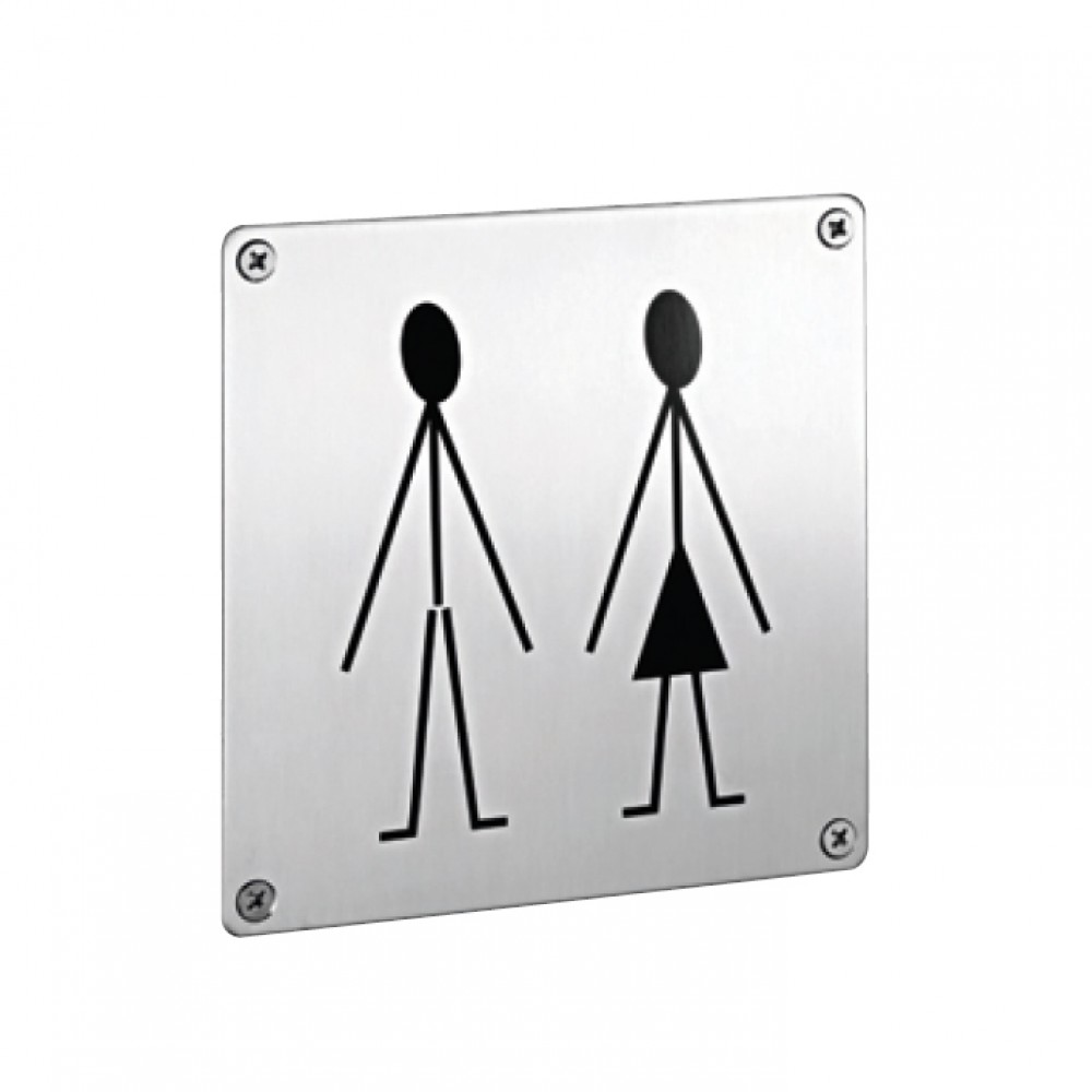 Zeichen für Bad WC PBA 2045 Edelstahl AISI 316L