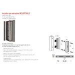 Industrielles Torschloss Griff aus Aluminium Mechanismus aus Stahl