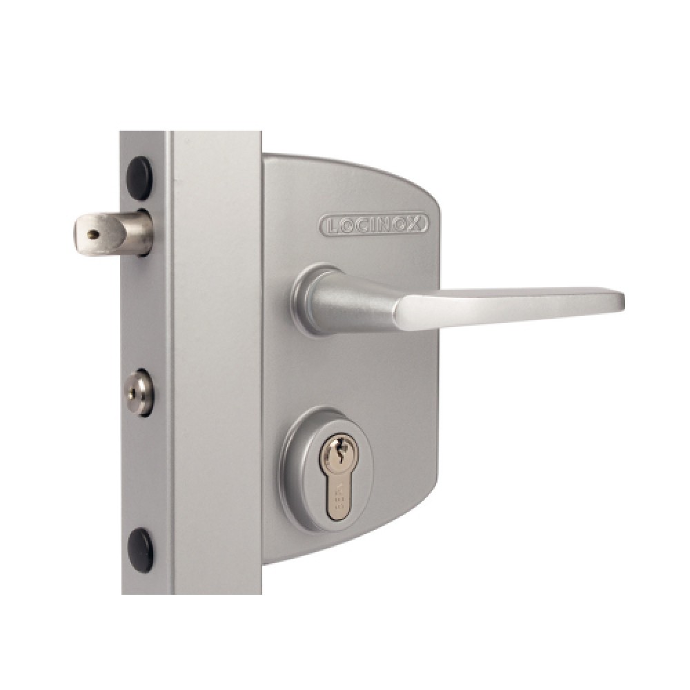 Industrielles Torschloss Griff aus Aluminium Mechanismus aus Stahl