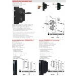 Dekoratives Torschloss mit Stahlmechanismus