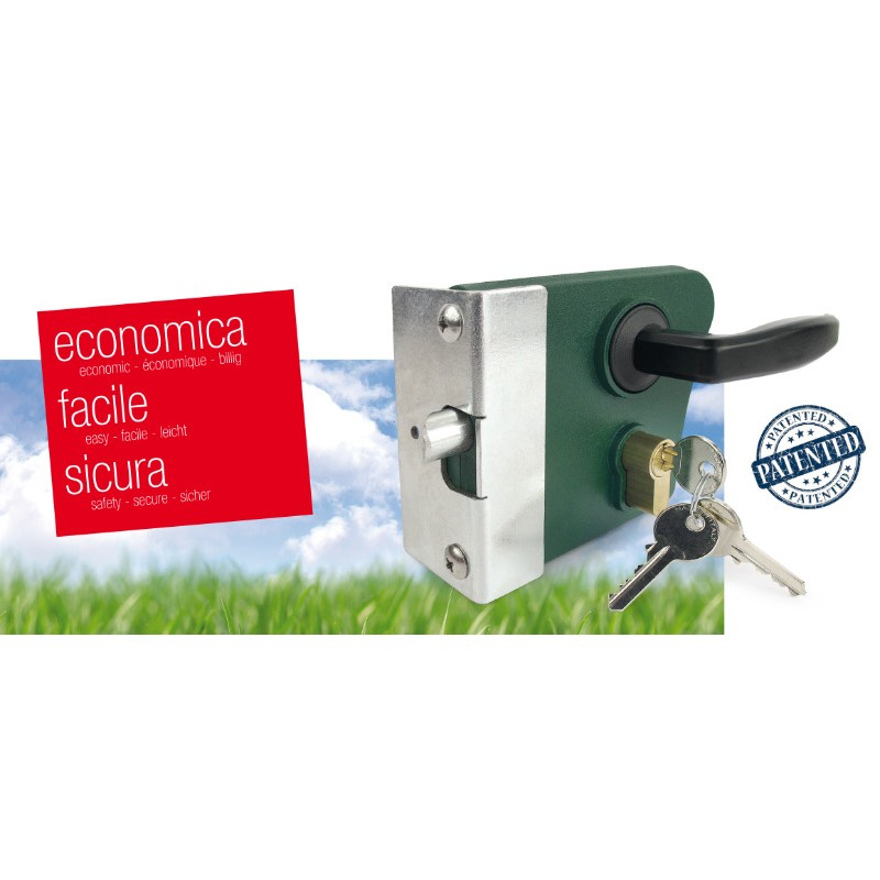 Torschloss Pratik-Lock Komplettset Kit Manuelles