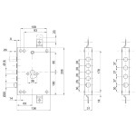 Schloss Cipierre SL128/60 Softlock Entry 60 für gepanzerte Türen