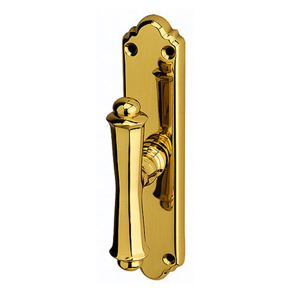 Air Chrom poliert Türgriff auf Rosette Romantik und Klassik Dynamics Linea Cali