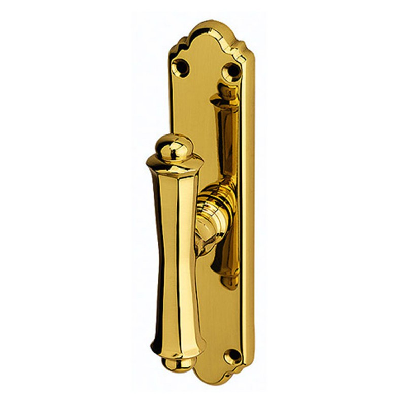 Air Chrom poliert Türgriff auf Rosette Romantik und Klassik Dynamics Linea Cali