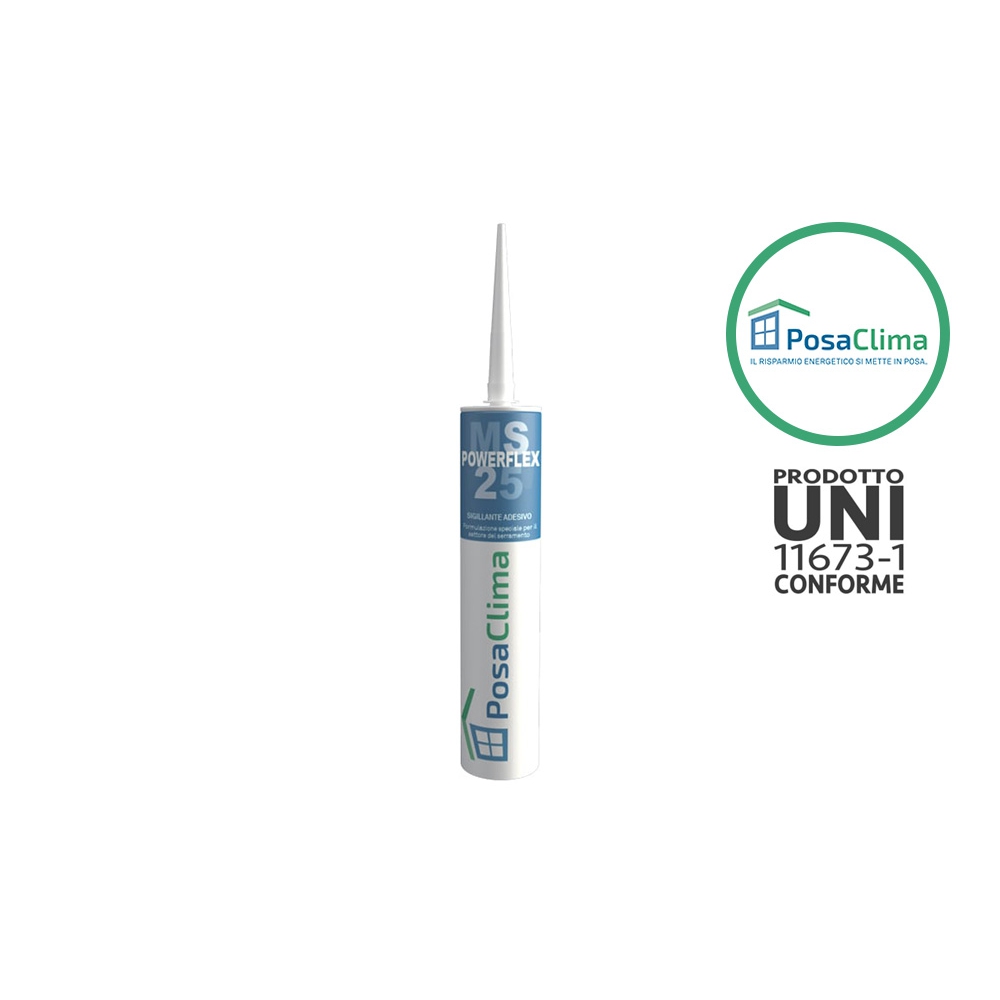 MS Powerflex 25 / MS Cristallino PosaClima Klebstoff für Türen und Fenster