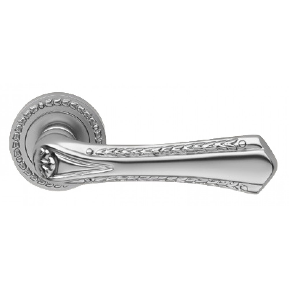 Sissi Antikes Silber Türgriff auf Rosette Linea Calì Vintage
