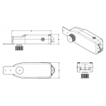 Slide 80 24VDC Chiaroscuro Automation Kit für Schiebeläden Max 160Kg
