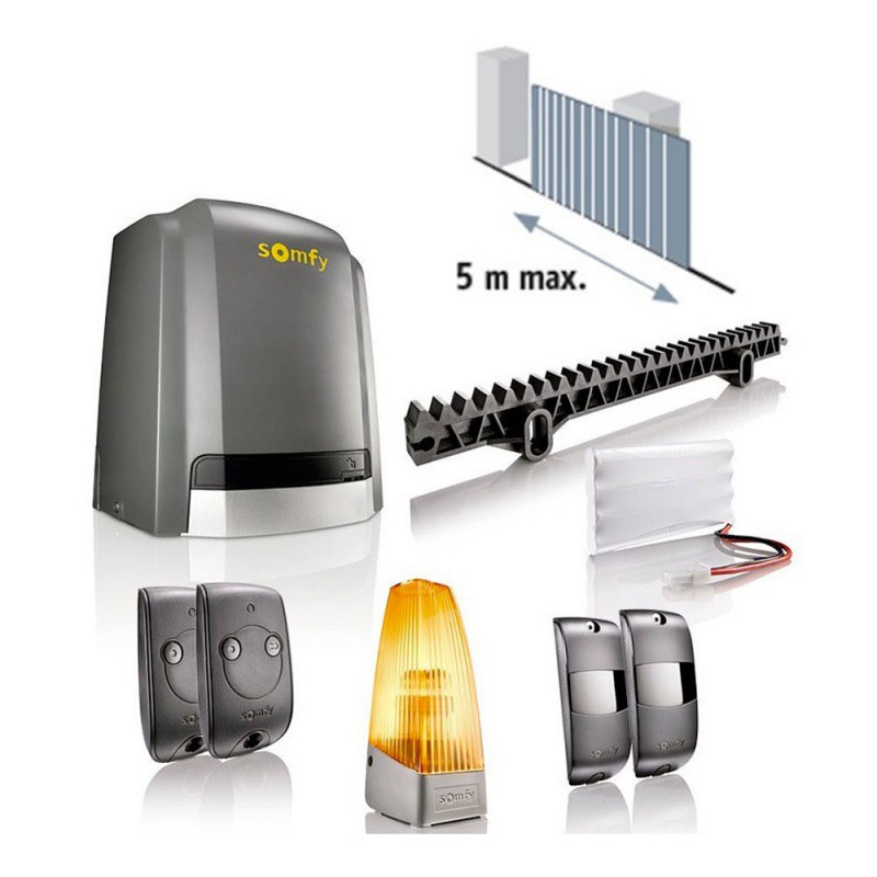 Slidymoove 300 Somfy Motor-Kit für Schiebetore mit Akku