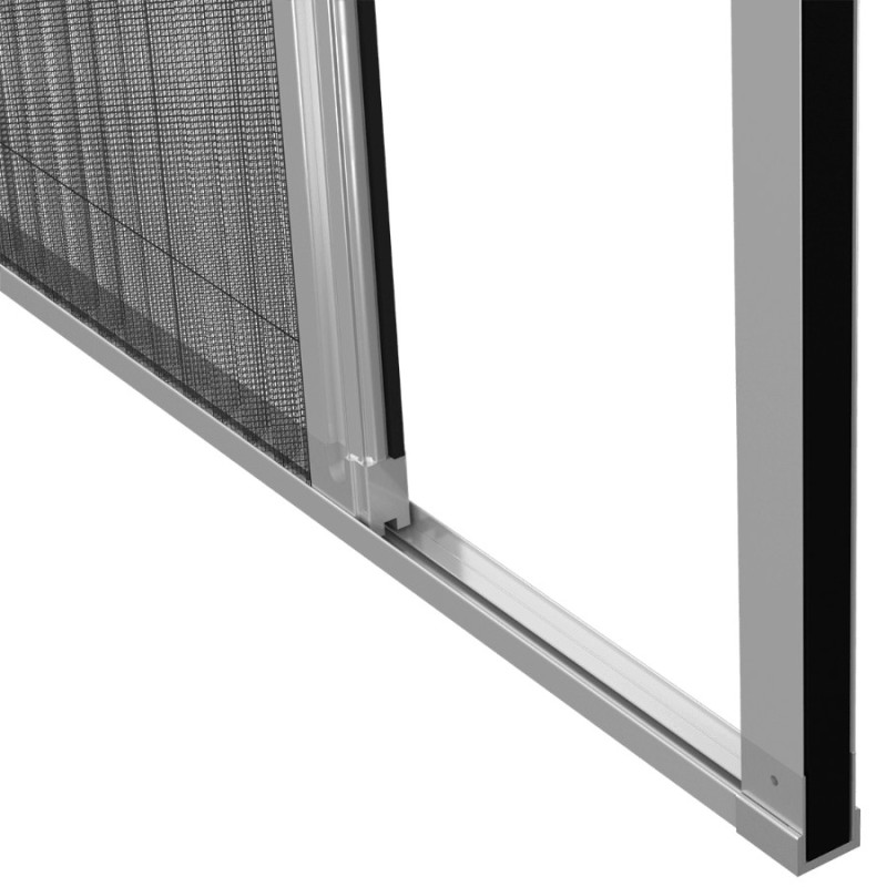 Smart Primed Seitlich verschiebbares Plissiertes Aluminium-Moskitonetz