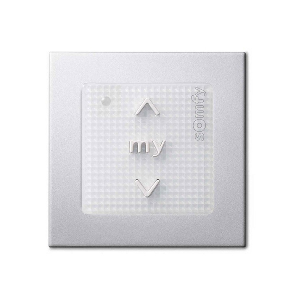 Smoove Silver Somfy Wireless Wall Control 1 RTS-Funkkanal