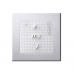 Smoove Silver Somfy Wireless Wall Control 1 RTS-Funkkanal