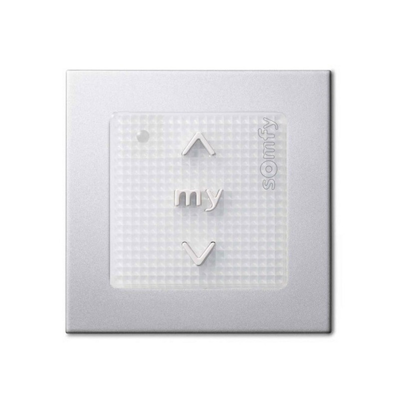 Smoove Silver Somfy Wireless Wall Control 1 RTS-Funkkanal
