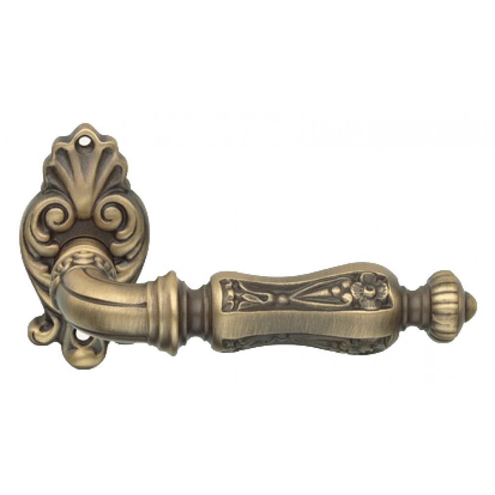 Soleil Patinè Türgriff auf Rosette Linea Calì Vintage