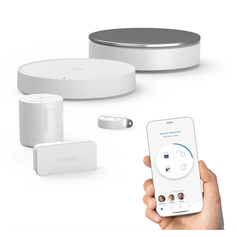 Somfy Protect Home Alarm Starter Pack Diebstahlsicherung für kleine Bereiche