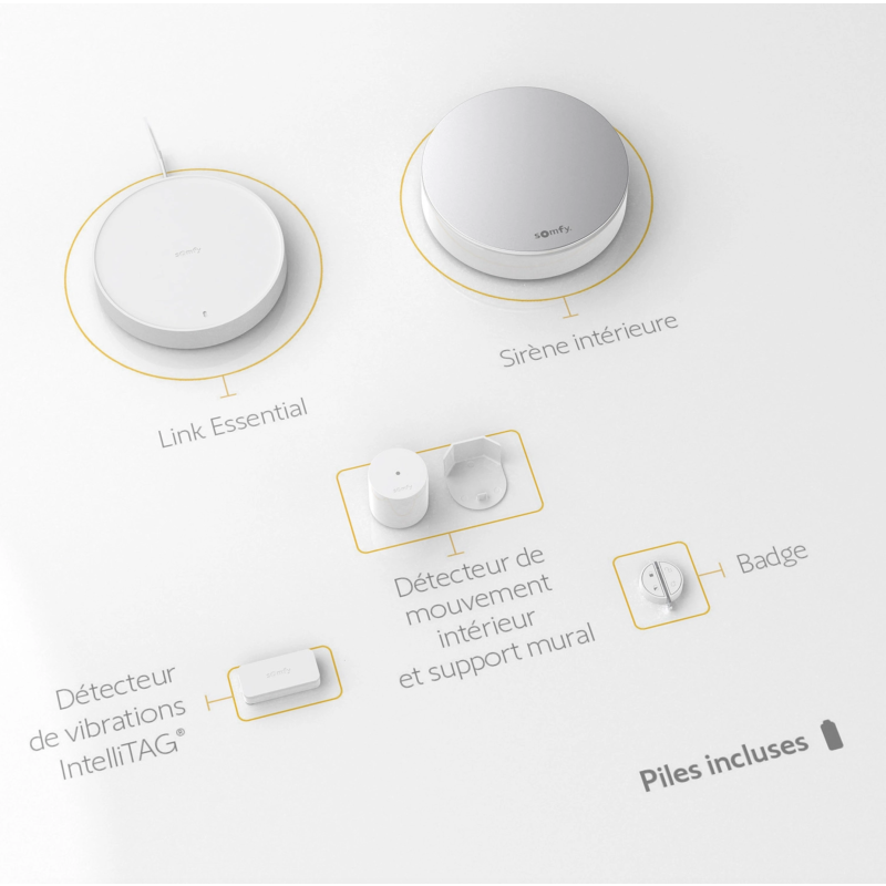 Somfy Protect Home Alarm Starter Pack Diebstahlsicherung für kleine Bereiche
