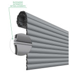 Einbruchhemmender Rollladen ANTISOLL PINTO aus Aluminium