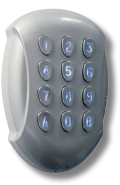 Radiofrequenz Tastatur GALEOR Retro-Lit Anti-Vandal DIGICODE Access Control CDVI