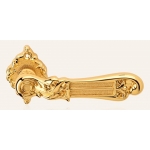 Tiffany Vergoldet Türgriff auf Rosette Linea Calì Vintage