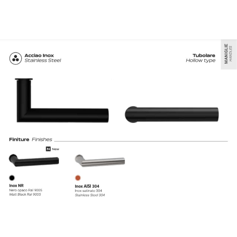 Toledo L14 Minimal Reguitti Inox Griff für Innentüren