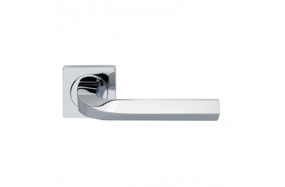 Trendiges Design Manital Polished Chrome Paar Handgriffe am Rosetta