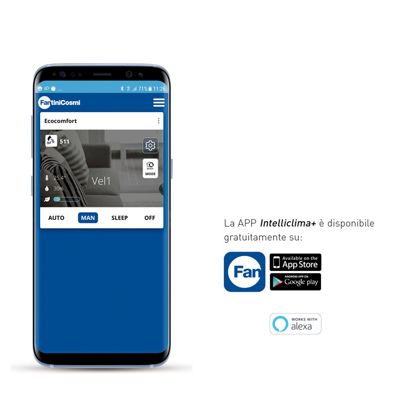 Kontrollierte mechanische Lüftungseinheit ECOCOMFORT 2 SMART