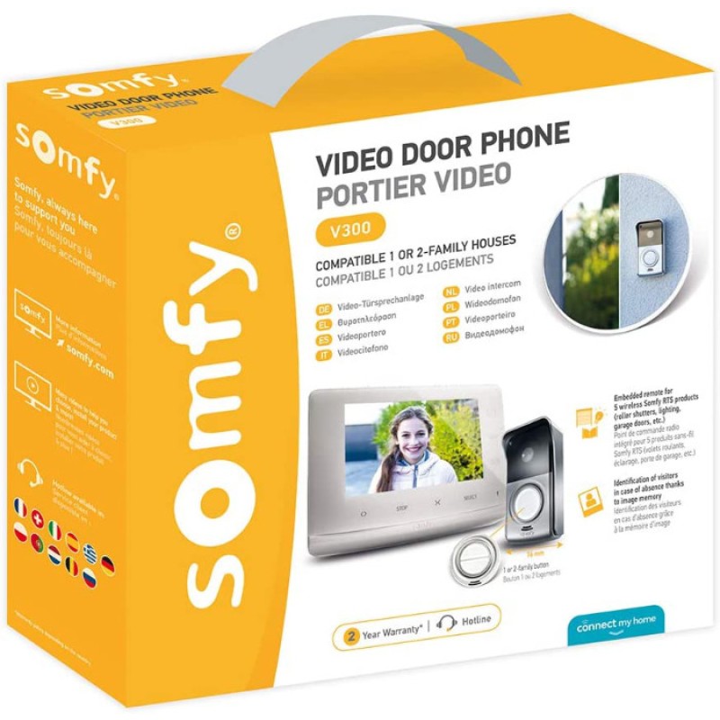Somfy V300 Digitale Videosprechanlage mit Freisprecheinrichtung