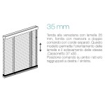 Venezianischer Aluminium 35mm Technischer Vorhang Cènto® Centanni