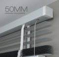 Vorhang Venezianischem Aluminium 50mm mit PVC Klebeband